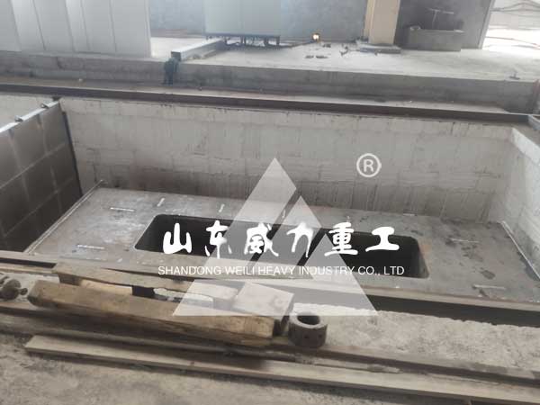1600噸油壓機(jī)回火爐回火現(xiàn)場圖